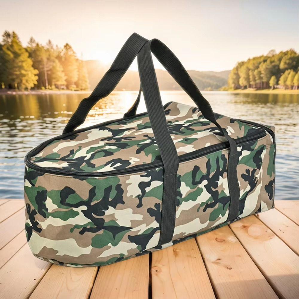Camouflage Fishing Boat Storage Bag Large Capacity Bait Boat Handbag  Fishing Supplies