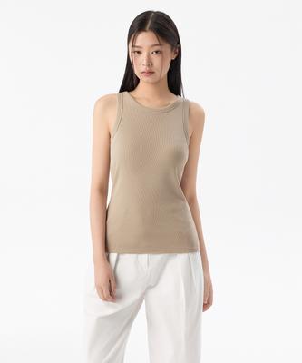 MUSINSA STANDARD WOMAN Women'S Essential Bra Tank Top [Grayish Beige]