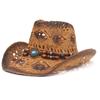 with Vintage Decorative Bands Beach Sun Hat Wide Brim Western Cowgirl Hat Cowboy Hat  for Holiday