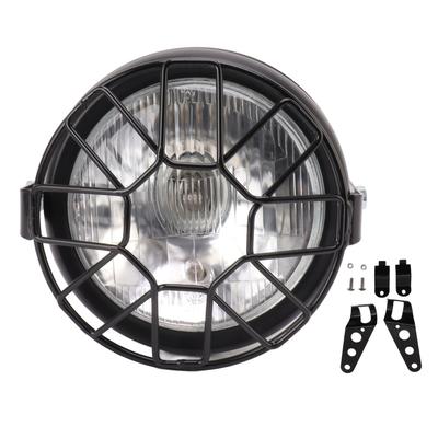 5.75in Motorcycle Headlight High Low Beam 35W Universal Waterproof Super Bright Vintage Headlamp