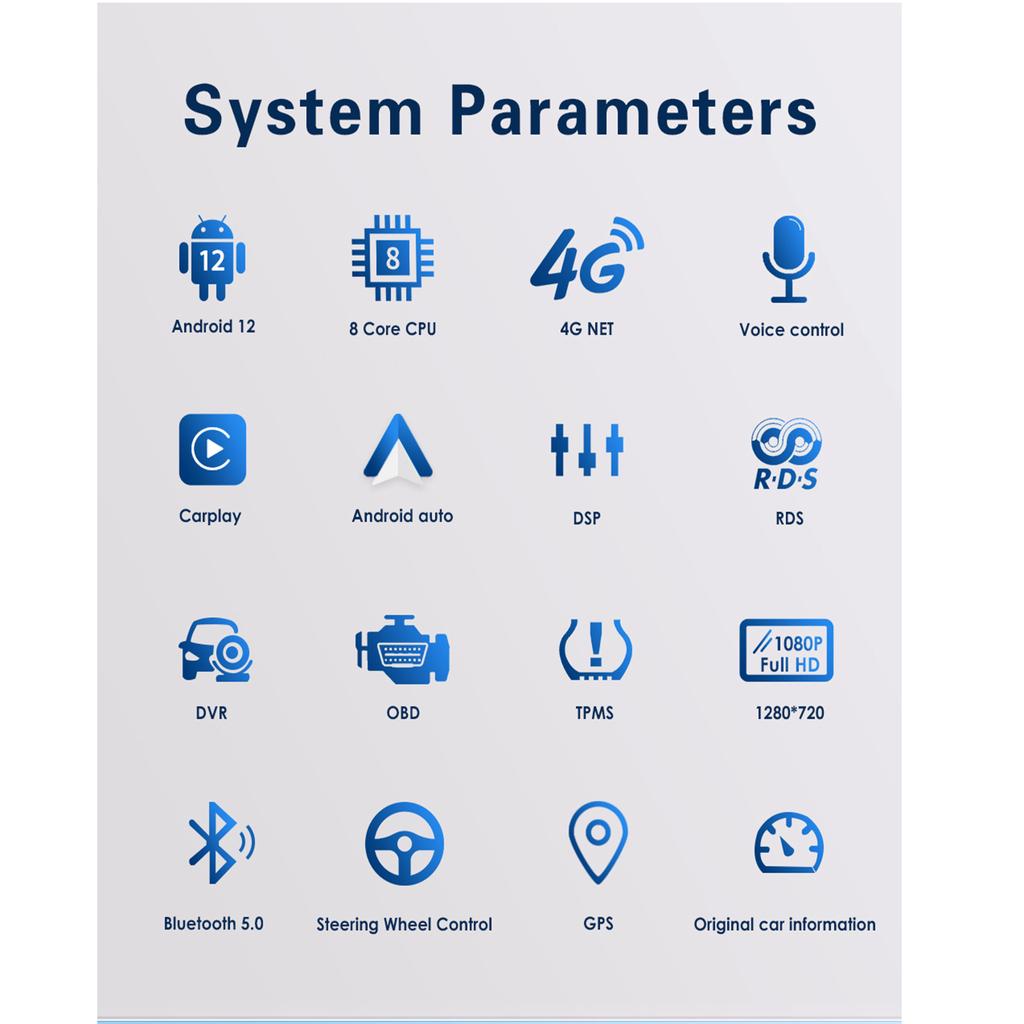 OSSURET 8" for Mercedes Benz E-class W211 E200 E220 E300 E350 E240 E270 E280 W219 with Car Radio Support Wireless Intelligent DVR Carplay Android Auto