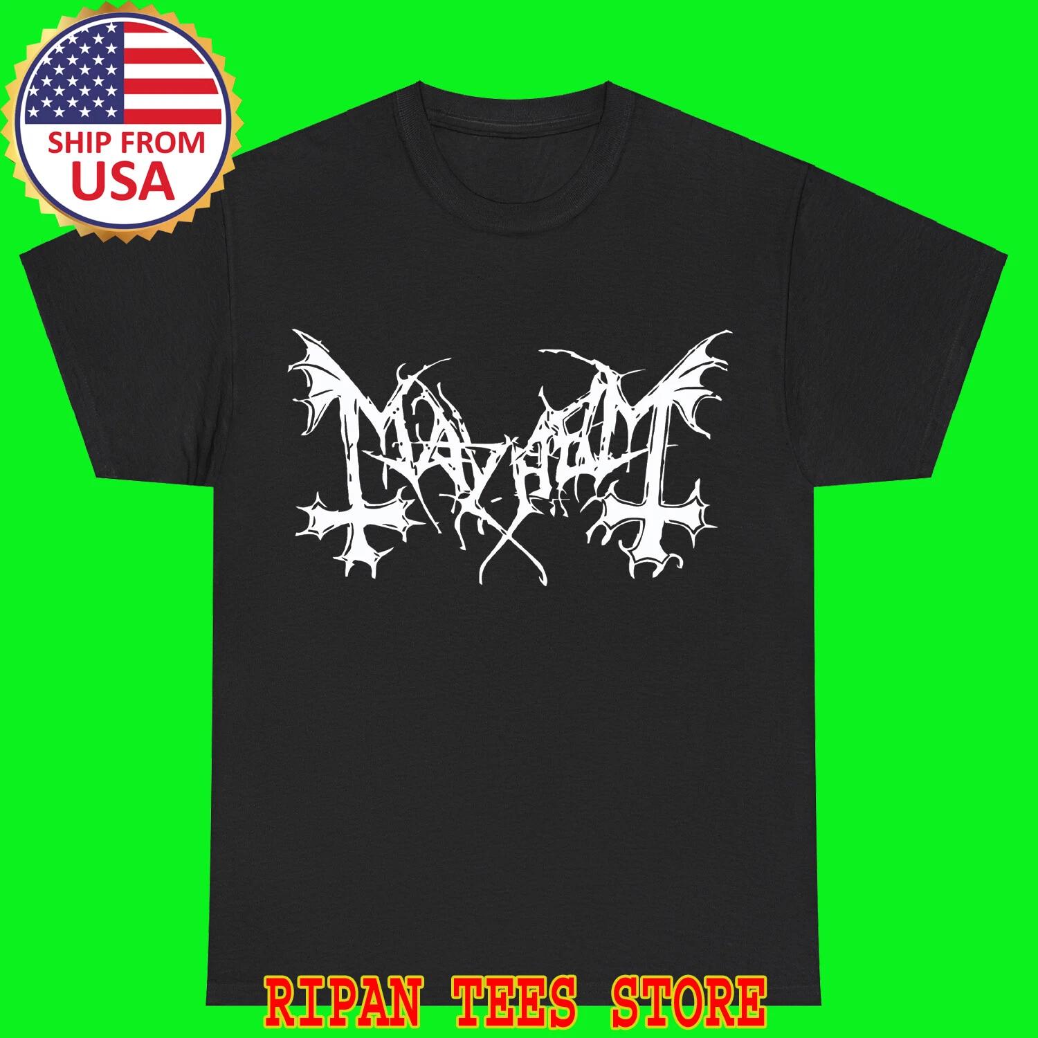 MAYHEM Черная футболка Топ Унисекс 4XL