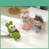 Labubu Handgestricktes Plüschtier mit PP-Baumwollfüllung für Kinder und Sammler