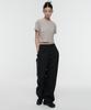 MUSINSA STANDARD WOMAN [Cooltandard] Women'S Crew Neck Crop T-Shirt [Mushroom]