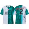 Real Photos High Quality Mesh Breathable Utopia Jersey Gradient Striped Digital Print Men Women Short Sleeved Quick Drying Tops