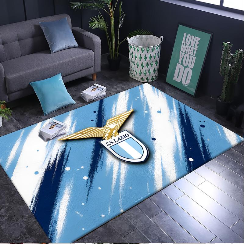 1PC rug Lazio Football Club Emblem Carpet, Chair Rug,Area Rug for Office Bedroom living rooms bedroom, Doormat decor Christmas fan gifts