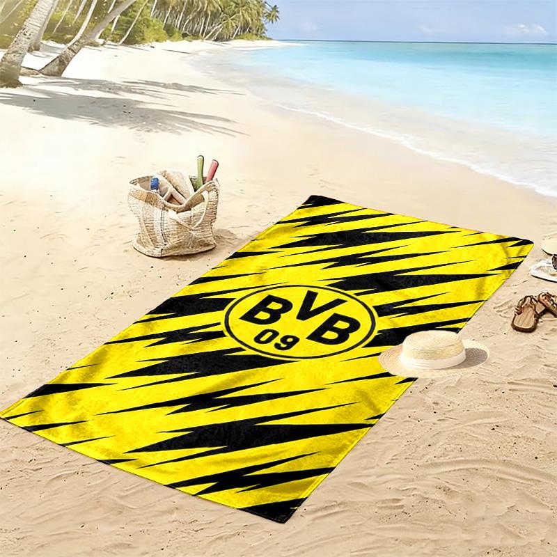 Dortmund Print Beach Towel, Large Soft Quick Dry Towel for Beach Camping Swimming