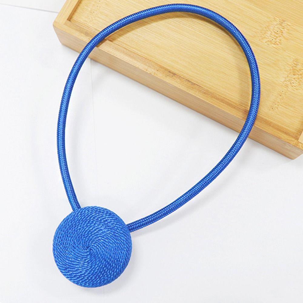 

Punch-free Round Curtain Magnetic Buckle Minimalist Curtain Straps Magnet Curtain Tieback Bedroom помаранчевий