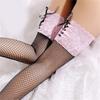 Women's Lace Top Tights Thigh High Stockings Tie Back Over Knee Highs Socks Fishnet Stockings Hosiery