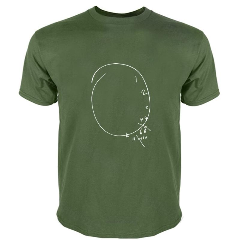 mens short sleeve t shirt Hannibal - Clock Drawing - Cult TV T-Shirt cotton men fashion tee-shirt male summer tops drop shipping