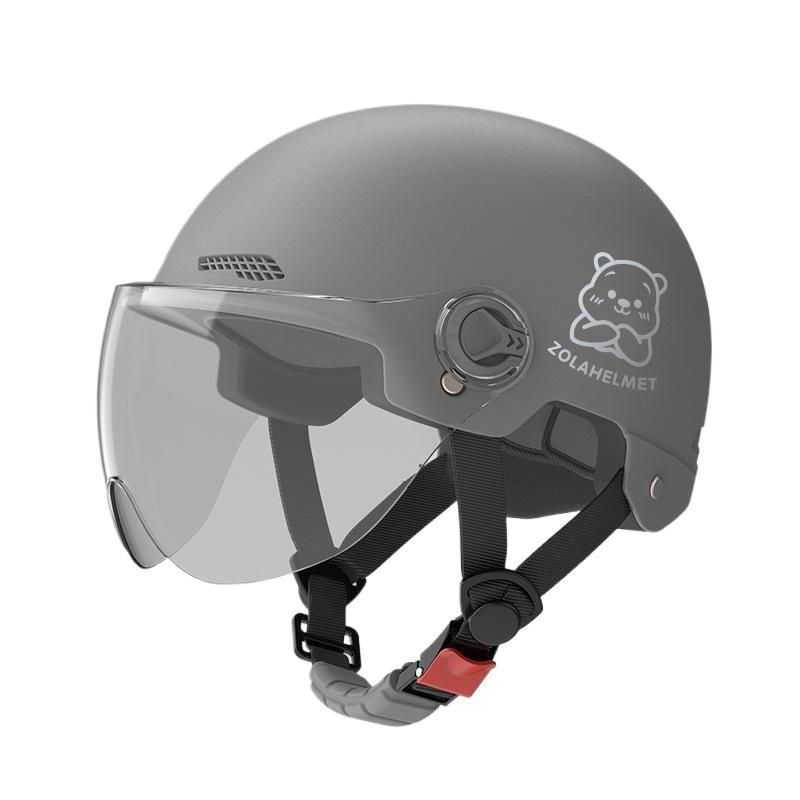 Helmet Electric Car Girl Cute Funny Lightweight Hair Hat Women's Helmet