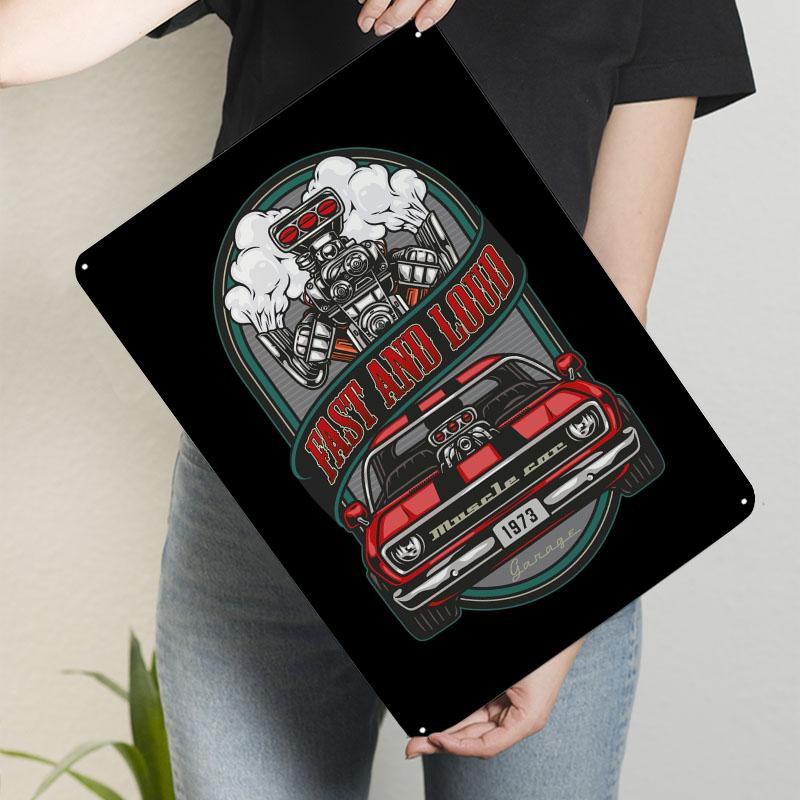 

Dodge Charger Metal Signs Car Poster Bedroom Decoration Room Decor Men Custom Tinplate Sign for Wall Art Decoration Retro Home 20x30cm（7.8x11.8inch）