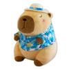 Capybara Plush Toy Summer Design 30cm Blue Stuffed Animal for Kids 3+