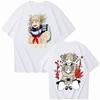2025 Anime My Hero Academia Himiko Toga T-Shirts Man Women Summer Casual O-Neck Short Sleeve Shirts