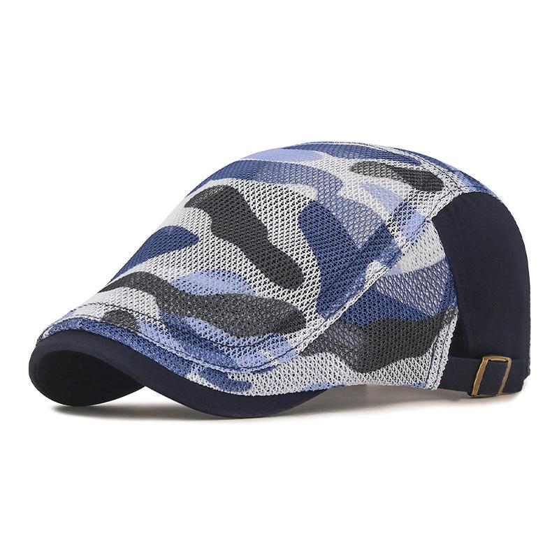 Outdoor Casual Sunshade and Sun Protection Mesh Front Hat Light and Breathable Camouflage Baseball Hat