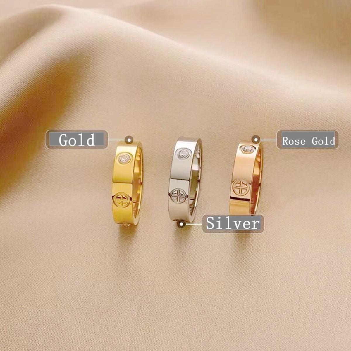 1 шт. титановое стальное циркониевое кольцо секс-кольцо циркониевое парное кольцо 12 — фото 3