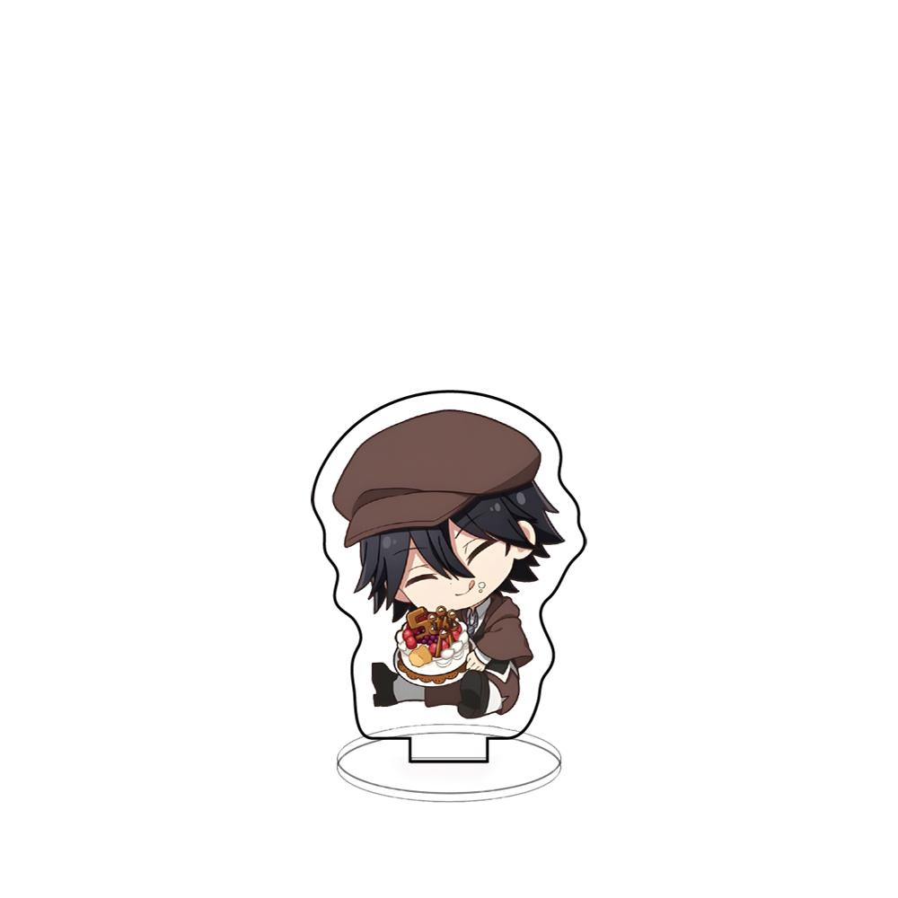 Acrylic Panel Ornaments Acrylic Stand Bungo Stray Dogs Dazai Osamu Oda Sakunosuke Figure Model Plate Desktop Decorate Xmas Gifts