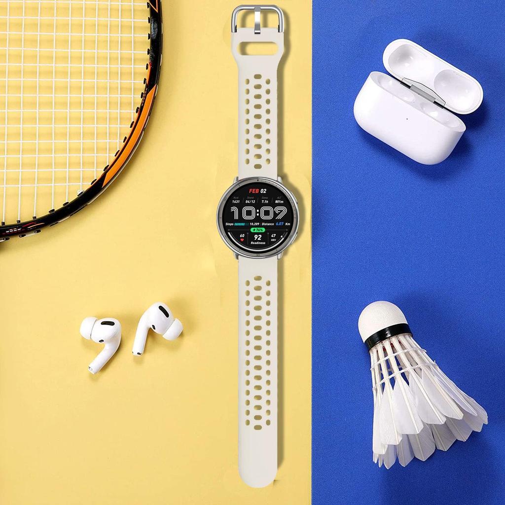 Original Band For Amazfit Active 2 watch Strap accessories sport breathable Silicone 20mm Bracelet Correa Amazfit GTS 3 2 4 mini