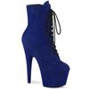 Sexy Super High Boots Round Toe Pole Dance High Heels Nightclub Model Catwalk Platform Shoes Party Shoes Cosplay Suede Shoes