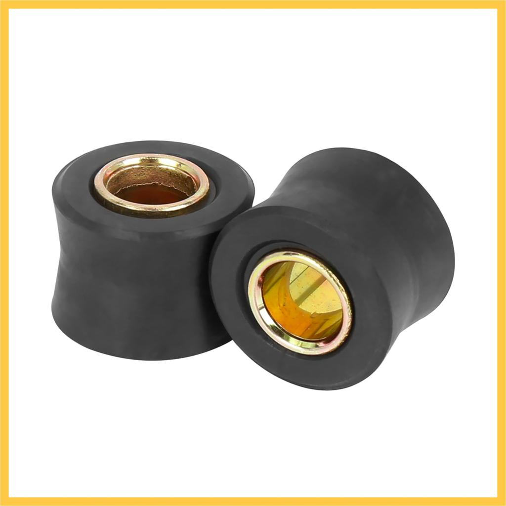 BULLSPANN Motorcycle Rear Shock Bushing Shock Absorber Bush Shock Absorber Cushion Rubber Ring 2pcs 10mm Replacement Parts Accessories Replacement