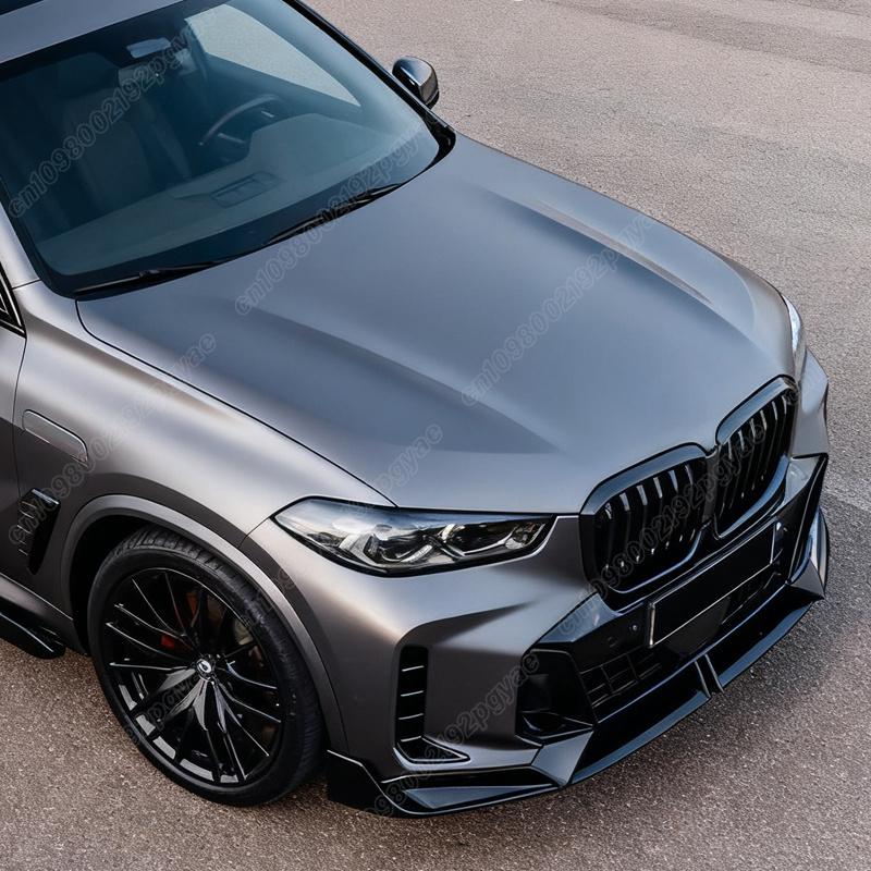 For BMW X5 G05 LCI M Sport LCI 2023 2024 MP Style Front Bumper Lip Chin Spoiler Protect Racing Style Splitter Car Accessories