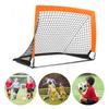 Portable Soccer Goal Adult Kids Soccer Goal Weather Resistant Adjustable Height Rectangle Fiberglass Oxford Cloth for Outdoor