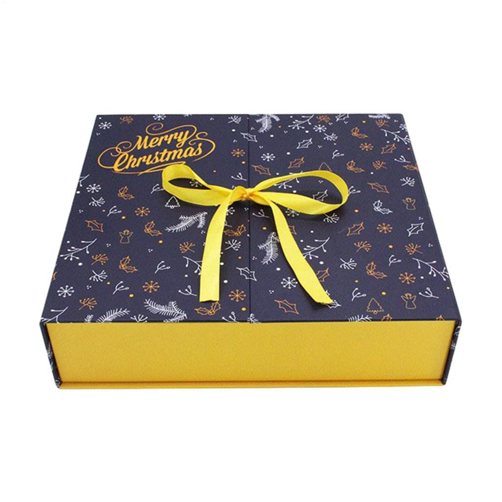 24pcs/set Christmas Advent Calendar Box Kraft Paper Candy Box 24 Days Countdown to Xmas Gift Boxes Navidad New Year Decorations