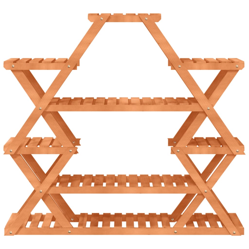 vidaXL Blumenständer 110x25x105 cm Massivholz Tanne