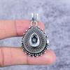 White Topaz Gemstone Handmade 925 Sterling Silver Jewelry Pendant 1.81" M-2686