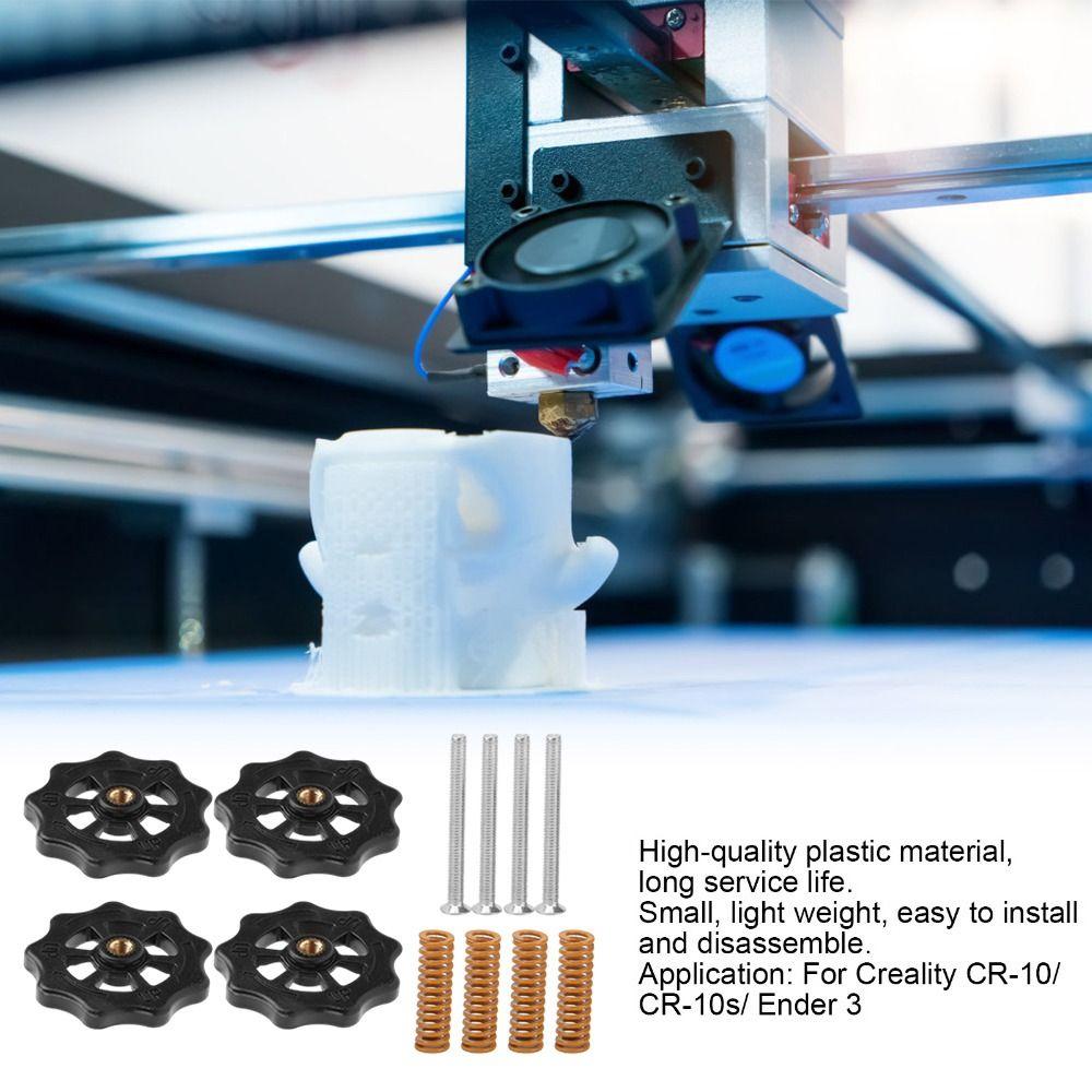4pcs Precision Leveling Kit Nuts Durable Hot Bed Spring Upgraded Leveling Nuts Hot Bed Leveling