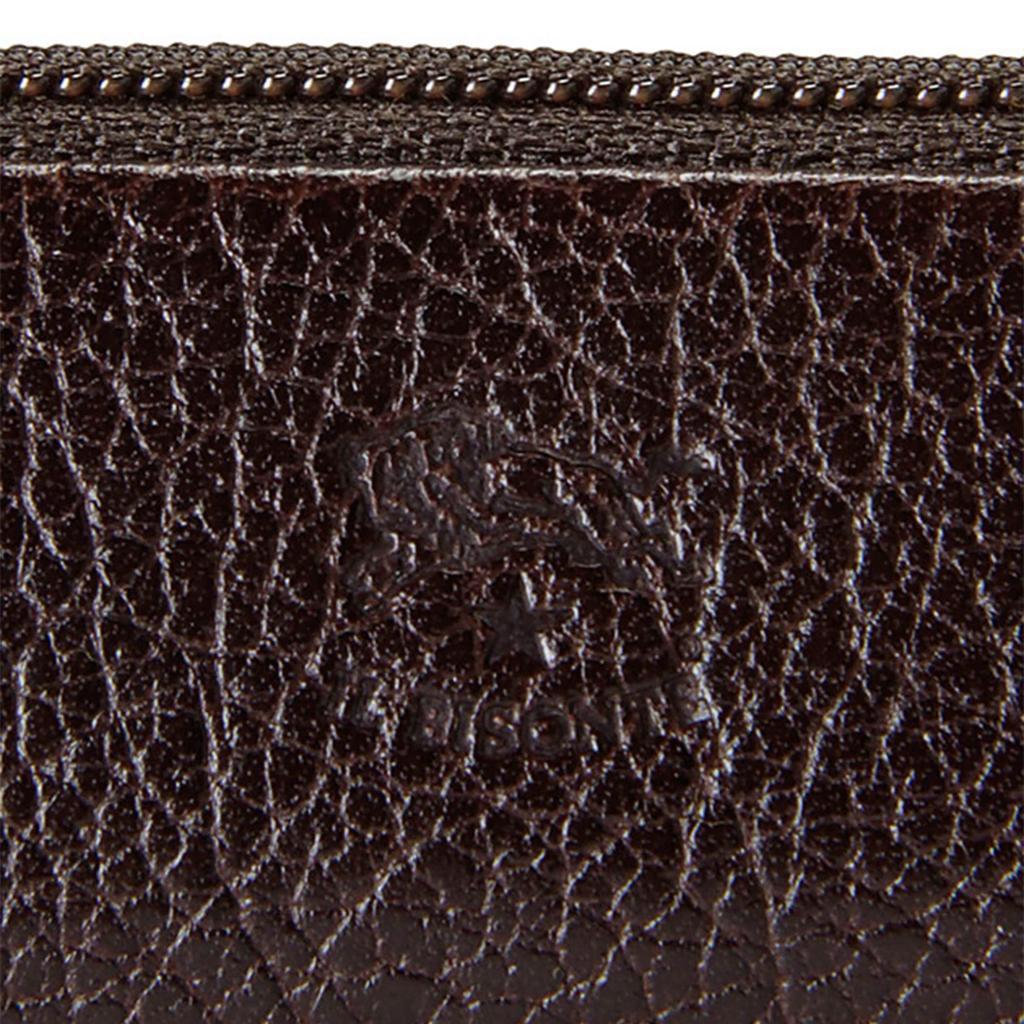 Pencil Pencil Genuine Gray [IL BISONTE] Case, Case, Leather, Leather, Cowhide, Women's, Men's, Unisex,