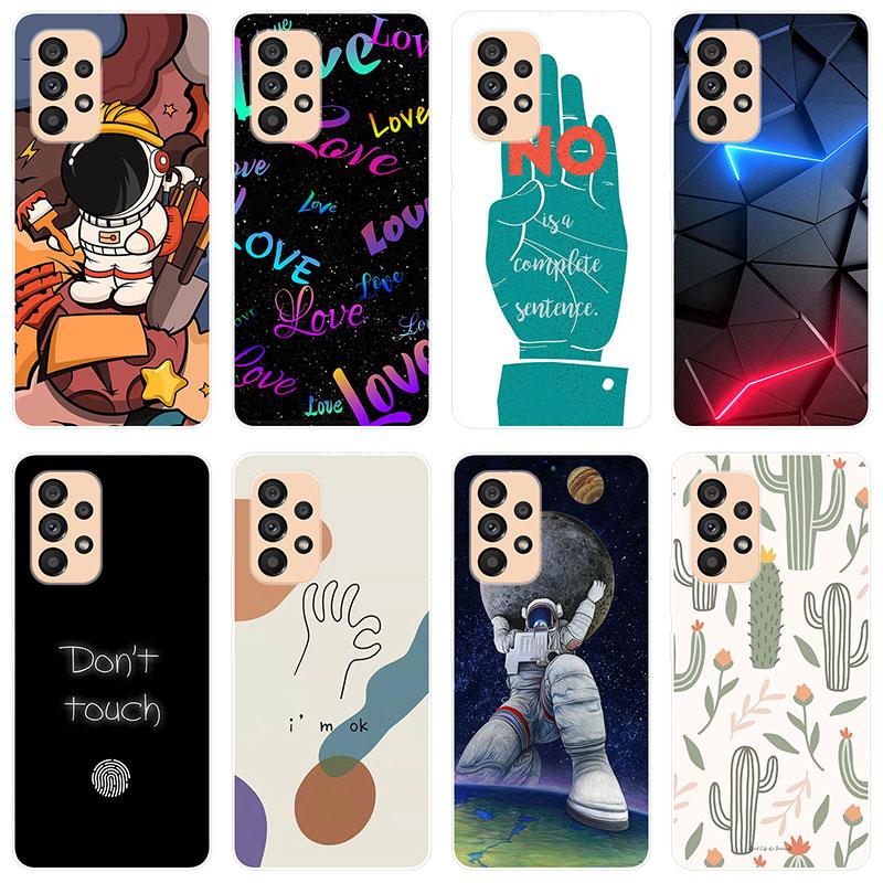 

Для Samsung Galaxy A53 5G A 53 GalaxyA53 SM-A536E чехол Мягкая силиконовая задняя крышка Чехол для телефона с рисунком из мультфильма Разнообразие