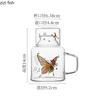 Creative Flower Butterfly Glass Cold Kettle Set High Temperature Resistant Tea Pot Home Large Capacity Beverage Fruit Tea Pot