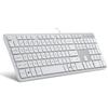 KB1430 Wired Silent Keyboard & Mouse Set - Ultra-Thin Design for Office & Laptop Use