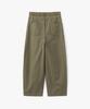 AOTT Washed Wide Balloon String Cotton Pants Khaki