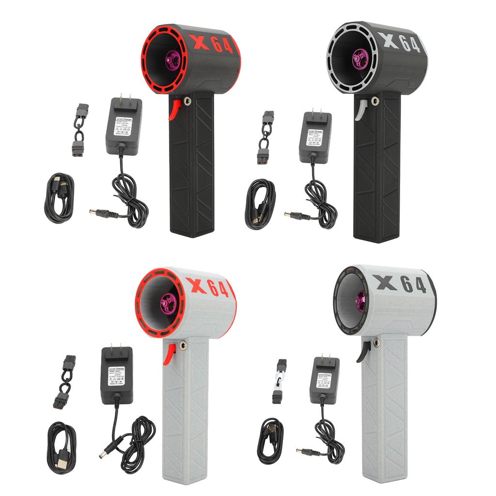 X64 Electric Dust Blower Brushless Motor 11 Blade 64MM Powerful Turbofan Stepless Adjustable Rechargeable Jet Dry Blower