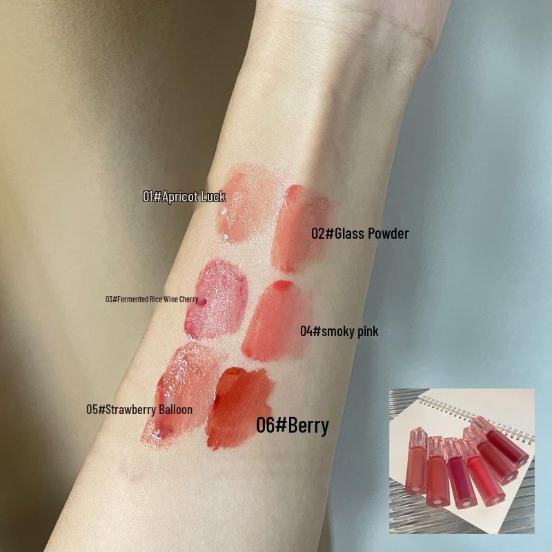Toot Dodo Sandwich Rock Candy Mirror Lip Glaze: Hydrating, Moisturizing, Long-lasting, Pigmented, Whitening, Lightweight, Nourishing Lip Gloss.