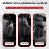 Car Seat Side Organizer Bag Storage Hanging Bag with Mesh Pocket for Phones Glasses Car Tissue Holder Cup Holder Trucks (Black)