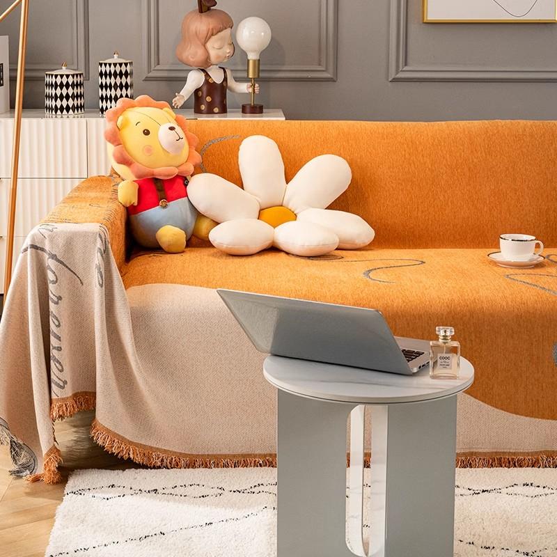 Anti-Katzen-Kratz-Sofa-Handtuch, volles Kissen, schlichter und moderner Sofabezug, vier Jahreszeiten, universeller Bezugsstoff im Ins-Stil