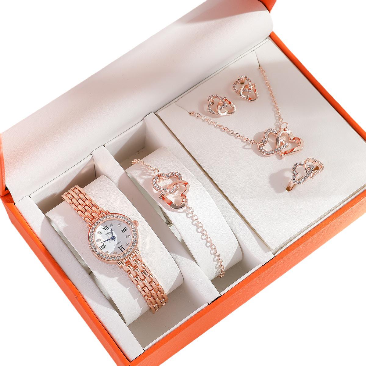 

Women s Stylish Diamond-Set Quartz Watch with Versatile Steel Band