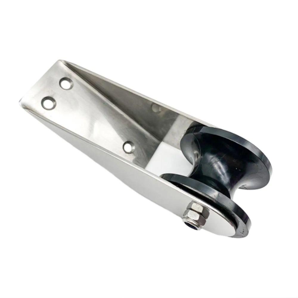 Rubber Wheel Boat Bow Roller Stainless Steel 316 Bow Roller Roller Bracket  Stamping Boat