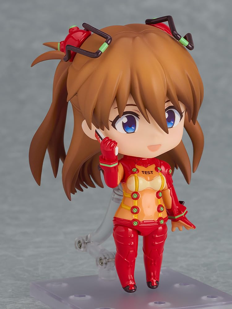 Nendoroid Evangelion: 2.0 Asuka Langley Shikinami Test Suit Ver. Non-Scale Painted Action Figure