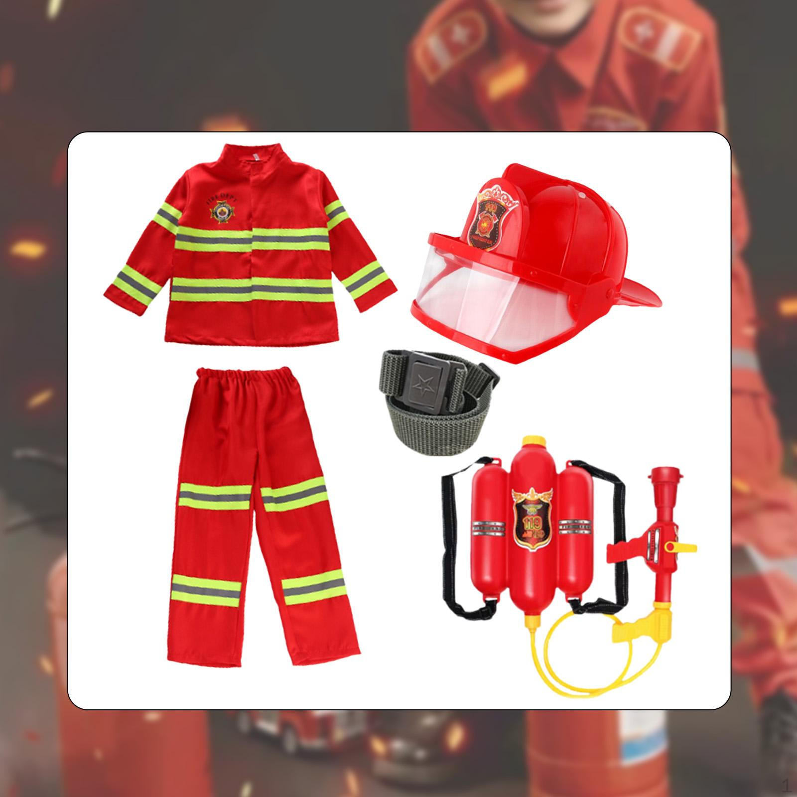 

Детский костюм пожарного, одежда для переодевания для праздничных мероприятий