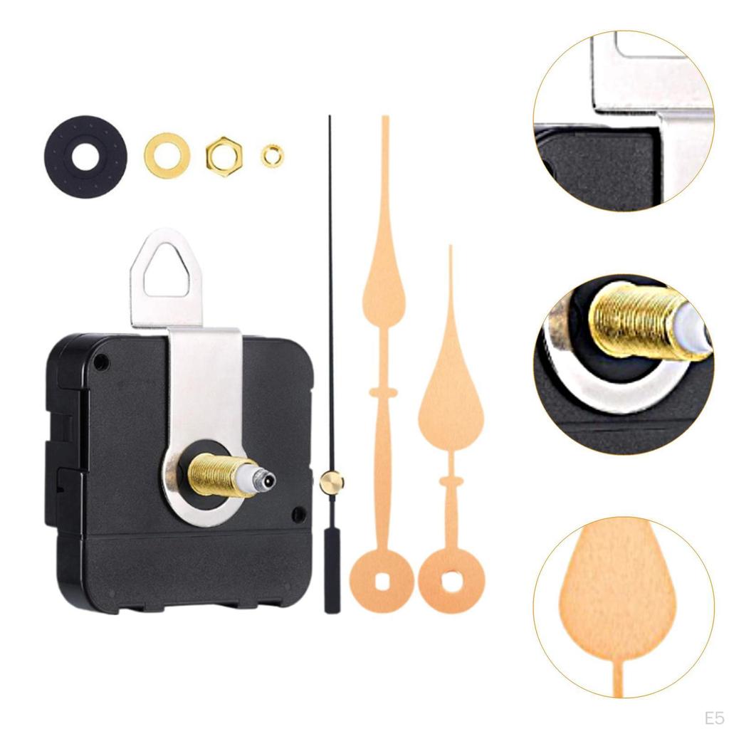 Clock Mechanism Set for Wall Clocks with Utility Parts