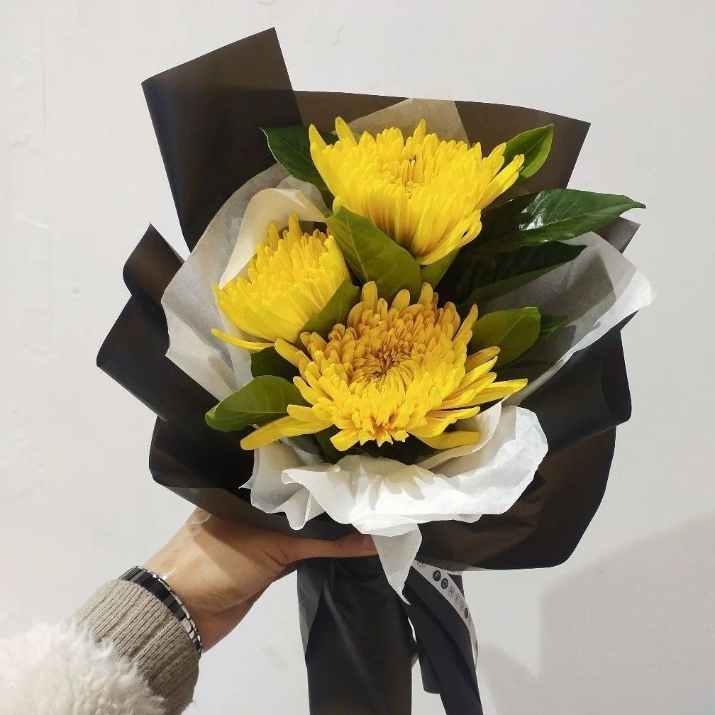 

Хризантема Букет для поминання Цінмін - Штучні квіти для прибирання могил та скорботи