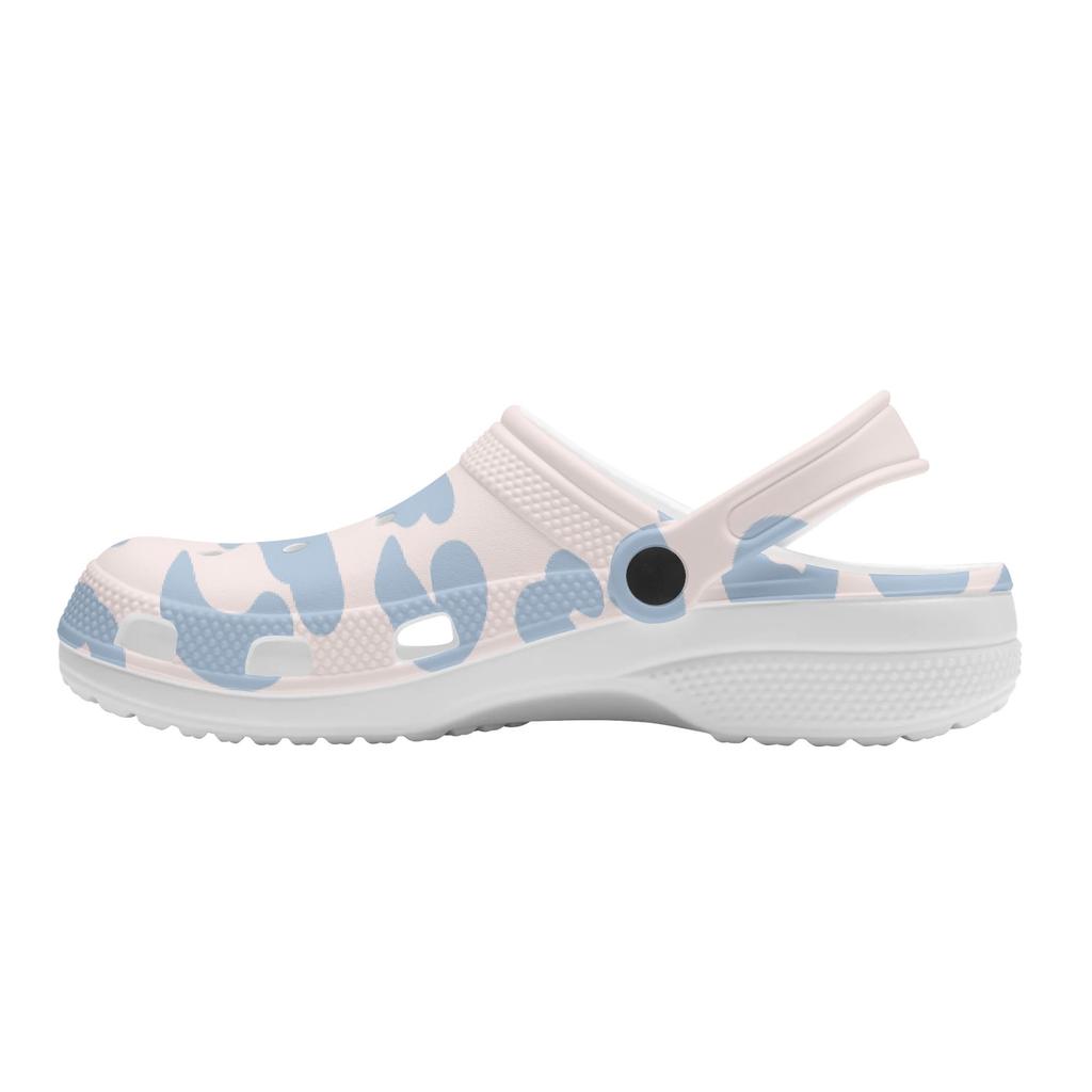 Allover Printed EVA Casual Clogs Men Women Lightweight Breathable Slip On Soft Footwear Lightweight Summer Sandals Everyday Wear