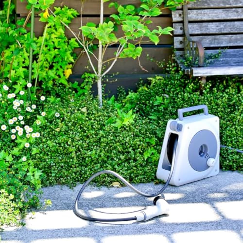 Takagi RM715SK Hose Hose Reel, Easy Connection, Aurora NANO, 15m, Light and Neat Storage