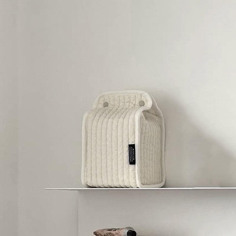 Simple Toast Shape Tissue Box Minimalist Napkin Paper Holder Organizer for Home Office Car Desktop Decoration
