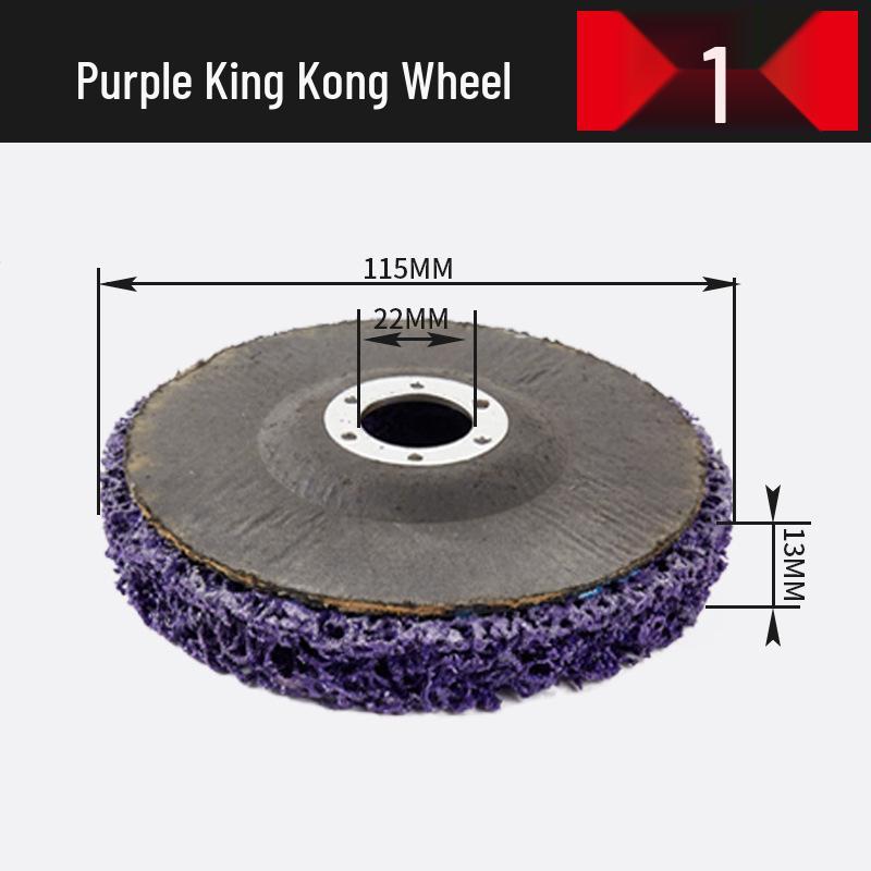 Mansha Rui Black King Kong Grinding Disc for Metal, Rust & Paint Removal, Blue Orchid Purple