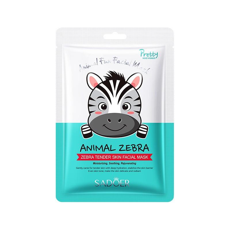 3PCS Animal Pattern Mask 25ml Hydrating Moisturizing Moisturizing Skin Mask Skin Care Products